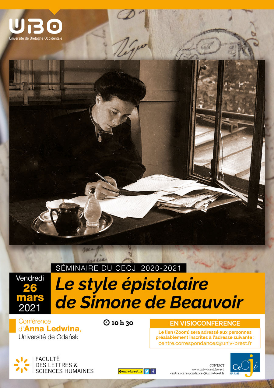 Le style épistolaire de Simone de Beauvoir