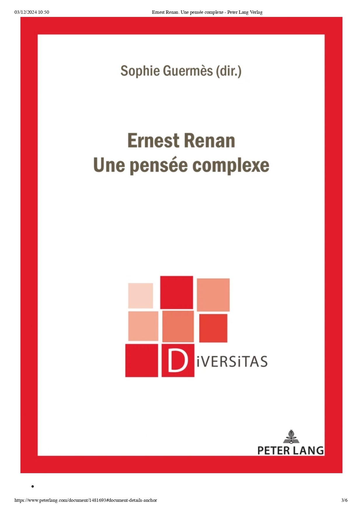 Actes Bicentenaire Renan