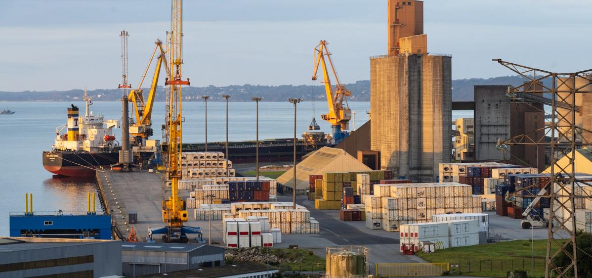 Port de Brest / Mathieu Le Gall 