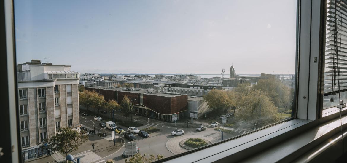 Vue de la bibliothèque Yves-Le Gallo