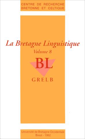 La Bretagne linguistique n° 8