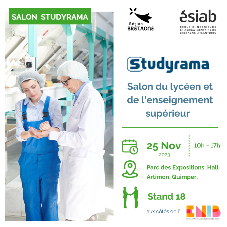 Salon Studyrama - Stand 18 - ESIAB