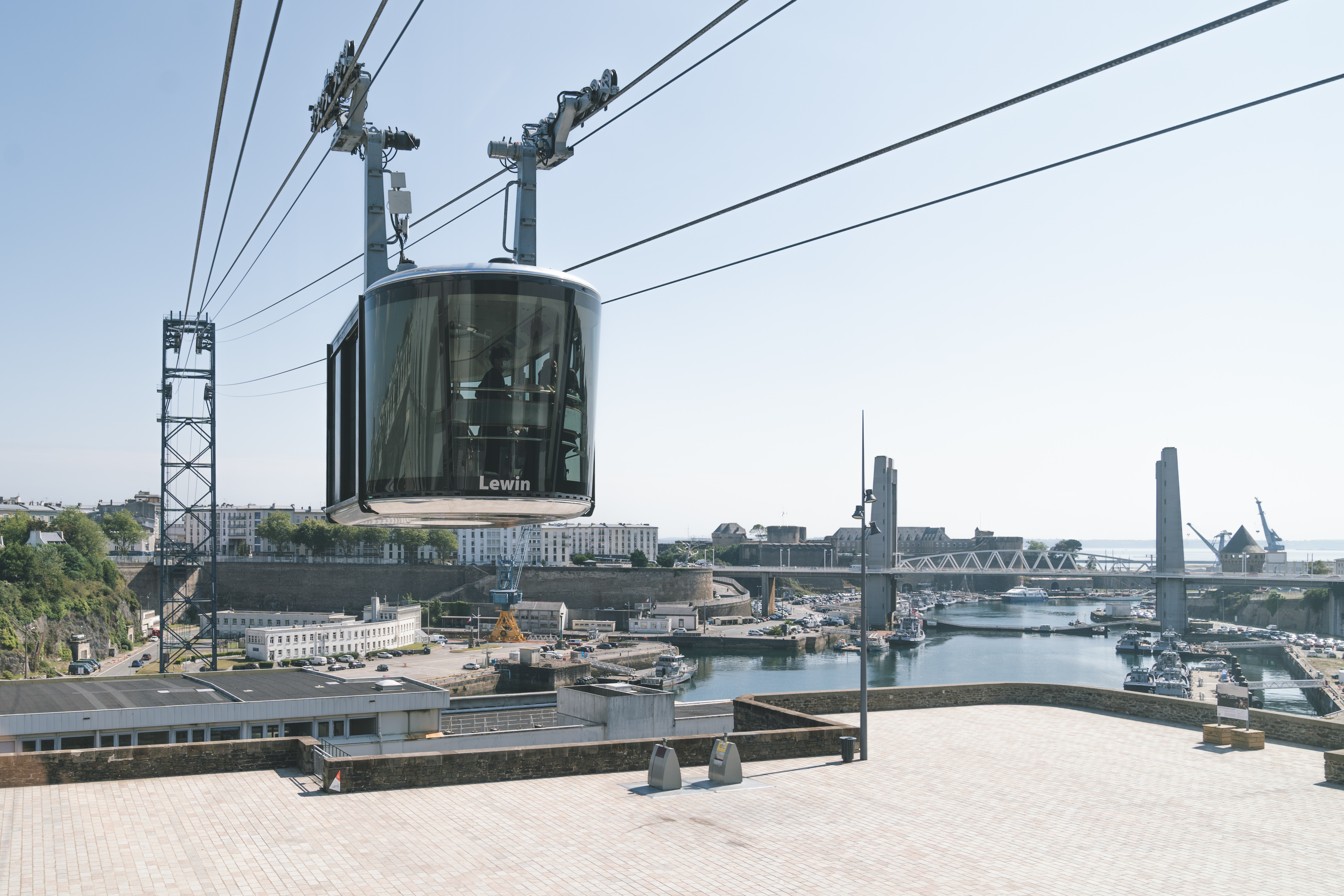 Photo du téléphérique de Brest