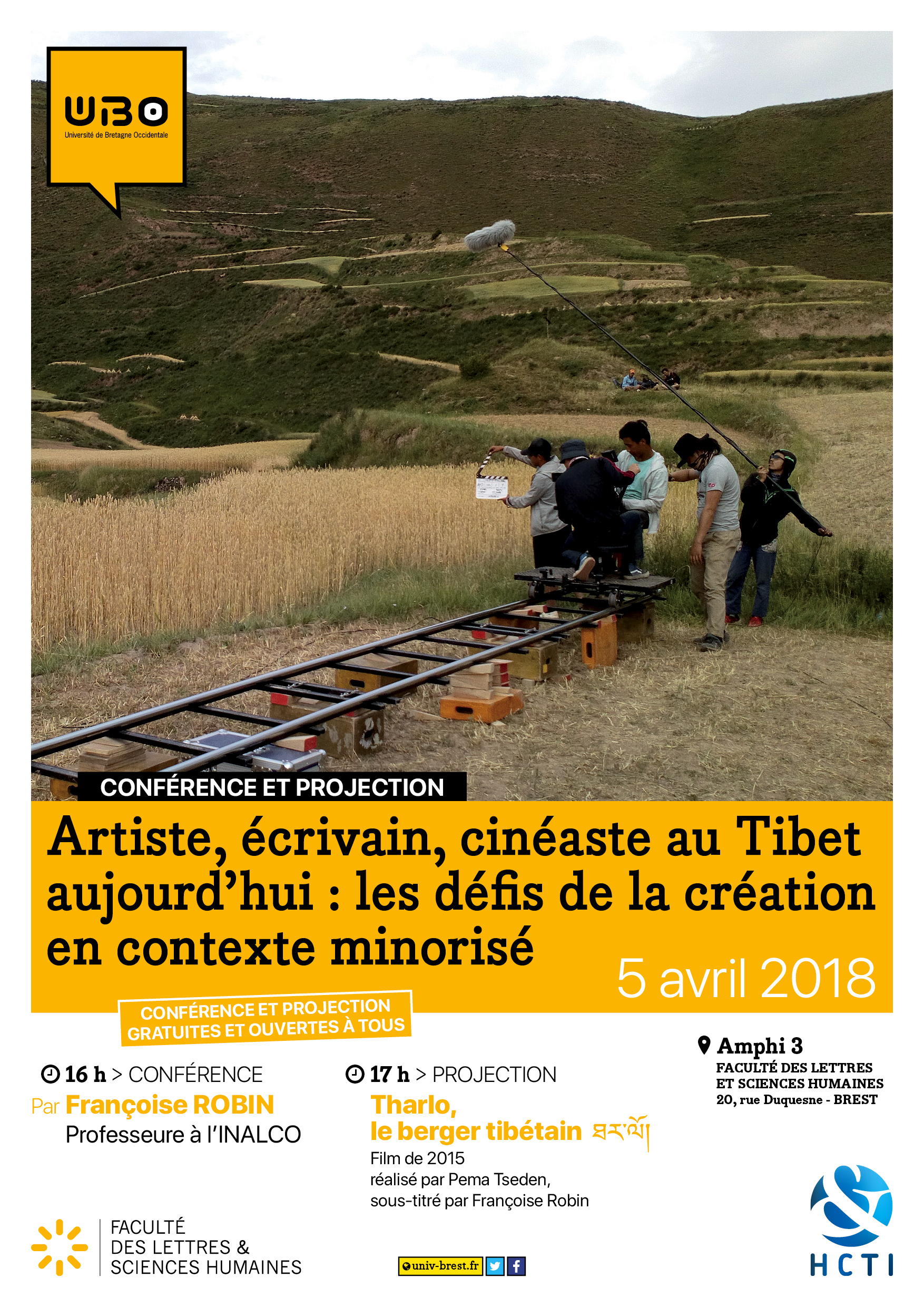 Artiste, écrivain, cinéaste au Tibet aujourd’hui : les défis de la création en contexte minorisé 