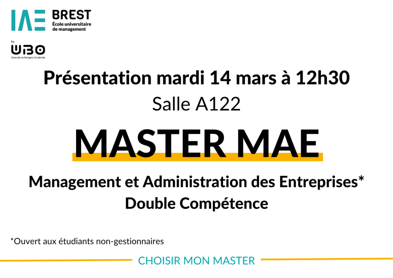 Master MAE