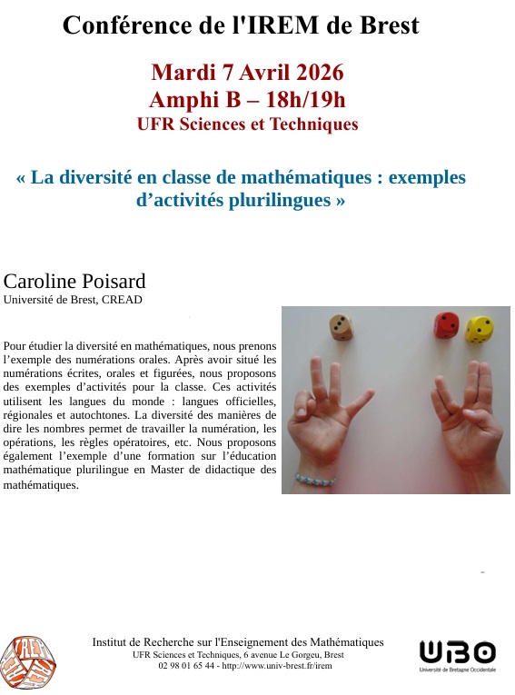 Image Affiche Conférence IREM d'avril 2026