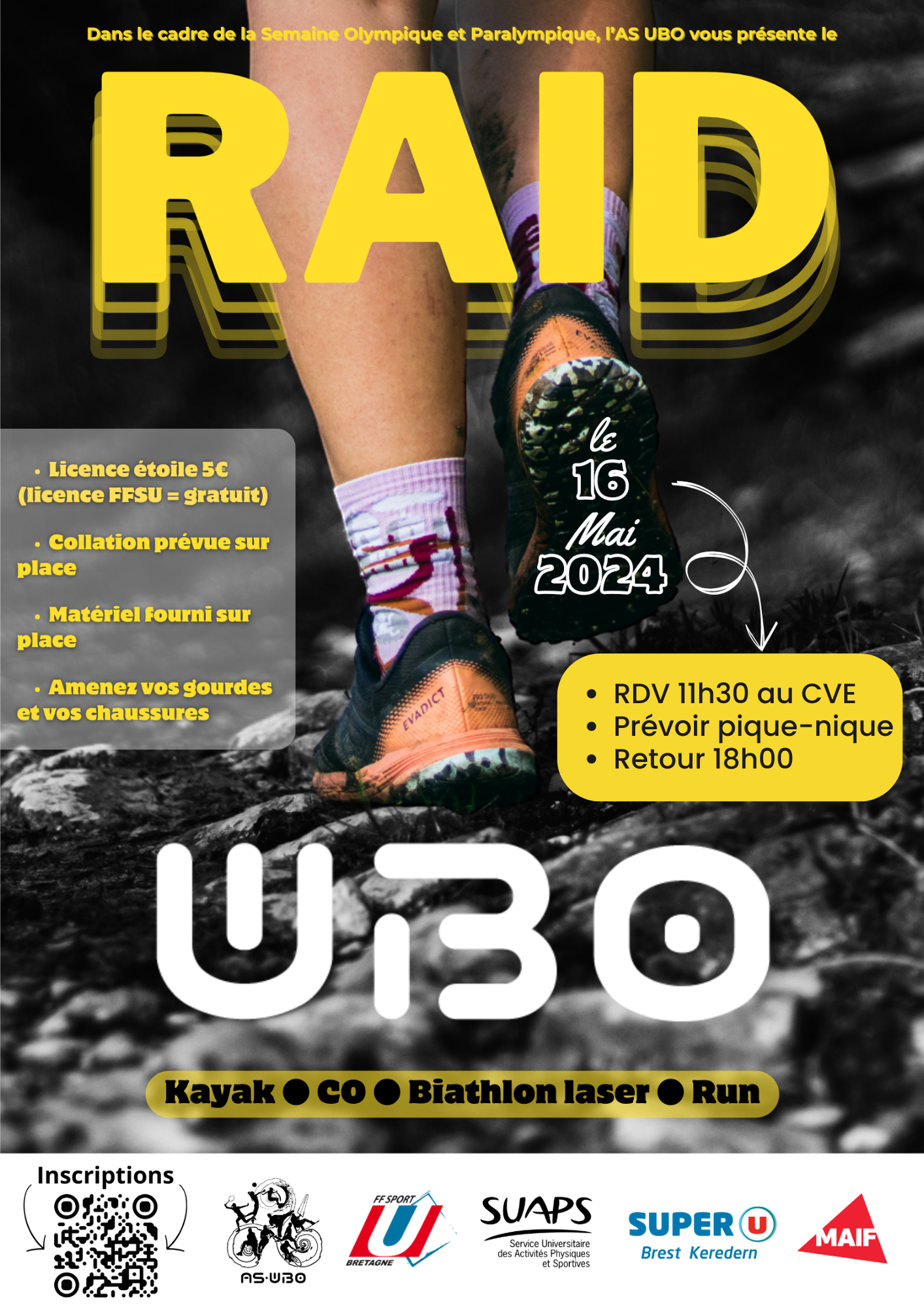 Affiche RAID UBO mai 2024