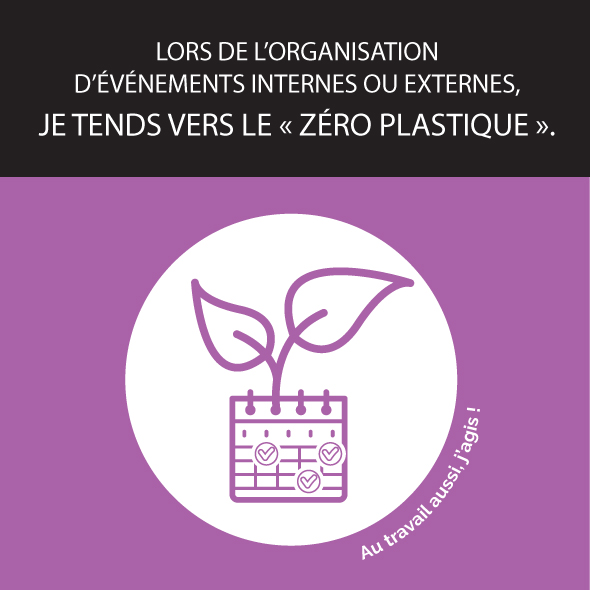 Ecogeste sur le plastique