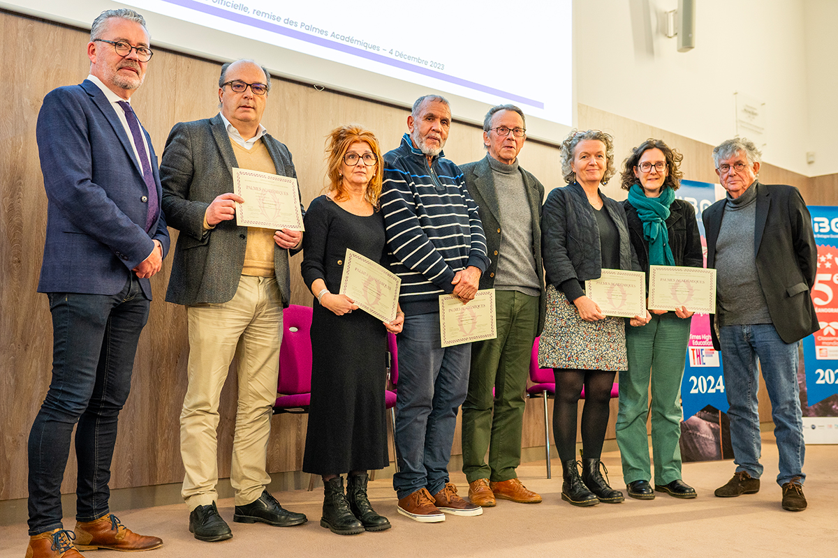 Cérémonie de remise des palmes académiques