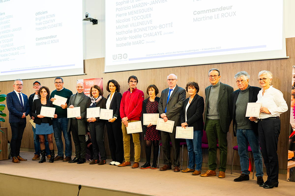 Cérémonie de remise des palmes académiques