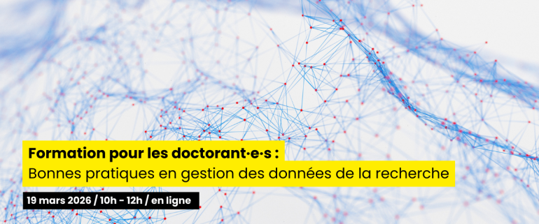 Formation doctorants données recherche