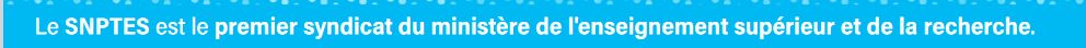 1er syndicat du ministère de l'enseignement supérieur et de la recherche