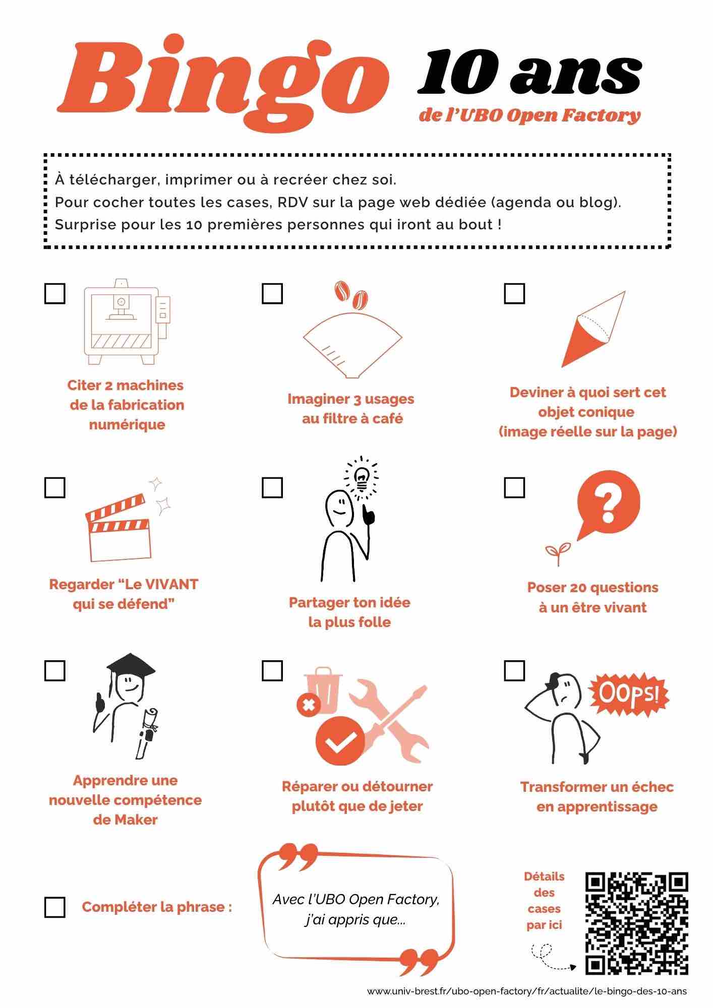 image du bingo avec cases et icones