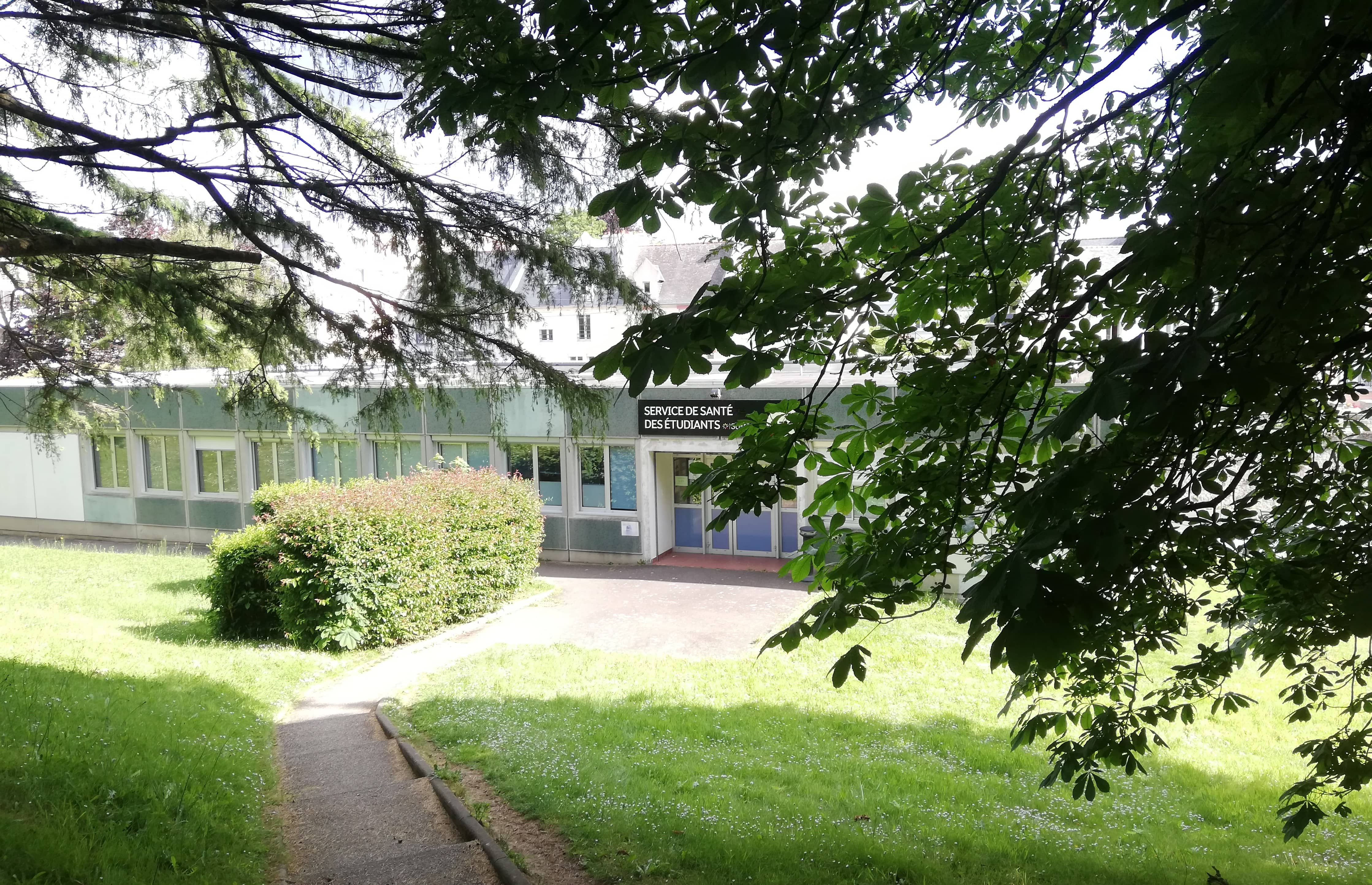 Photo du bâtiment de service de santé étudiante à Brest