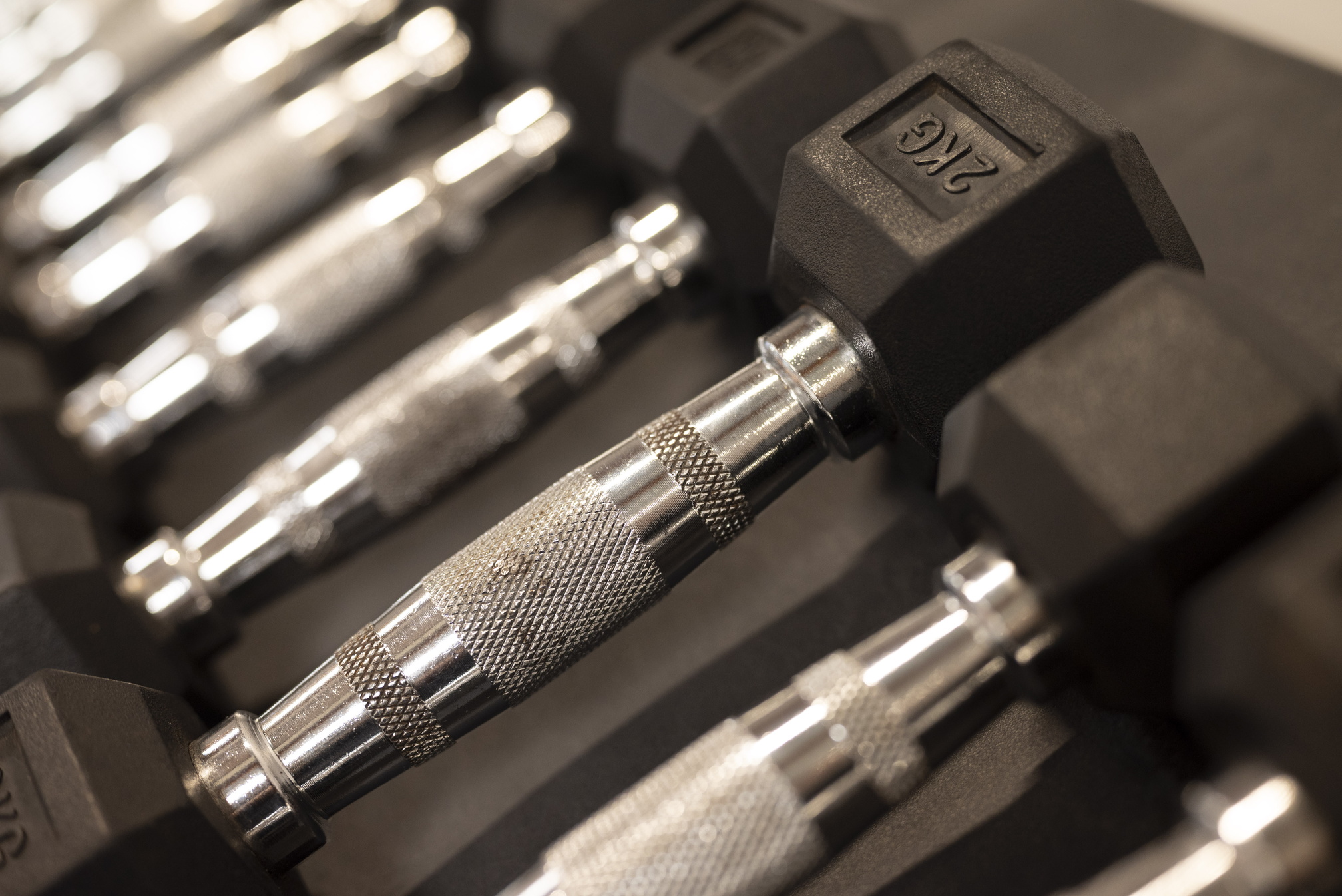 Rangée d'haltères de musculation