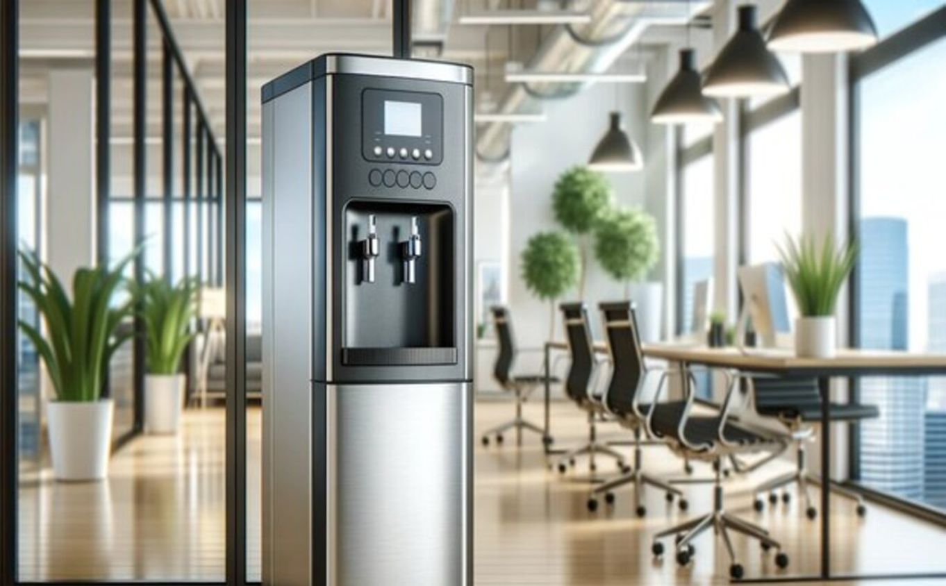 fontaine à eau dans un open space